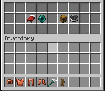 The /menu screen leading to homes, warps, kits and random teleport
